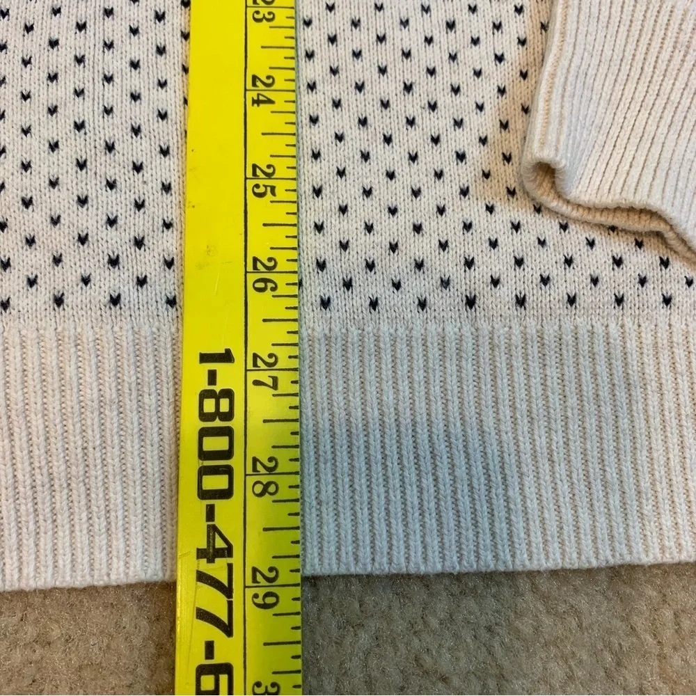 Men’s Fair Isle 1/4 Zip Aspen Sweater- Sz M